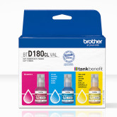 BOTELLA DE TINTA BROTHER ORIG. BTD180CLVAL 5.000 PAG. PACK  