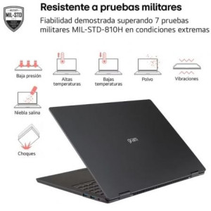 Portátil LG Gram 14Z90S-V.AP75B Intel Core Ultra 7-155H/ 16GB/ 512GB SSD/ 14"/ Win11 Pro