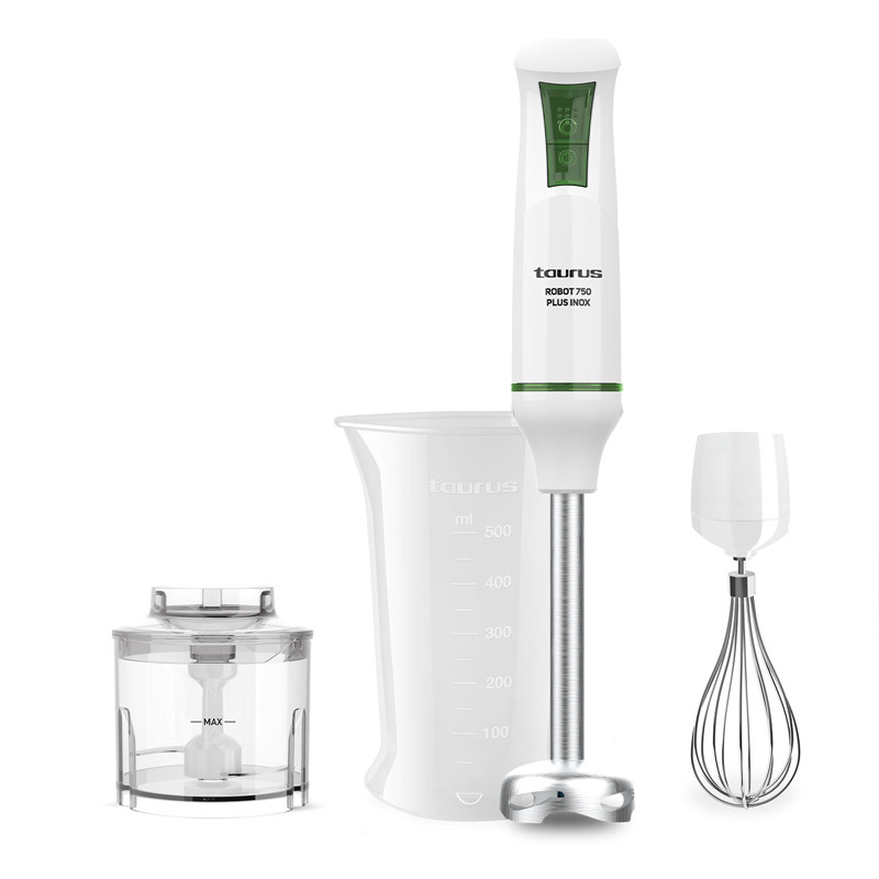 BATIDORA DE MANO TAURUS ROBOT 750 PLUS INOX