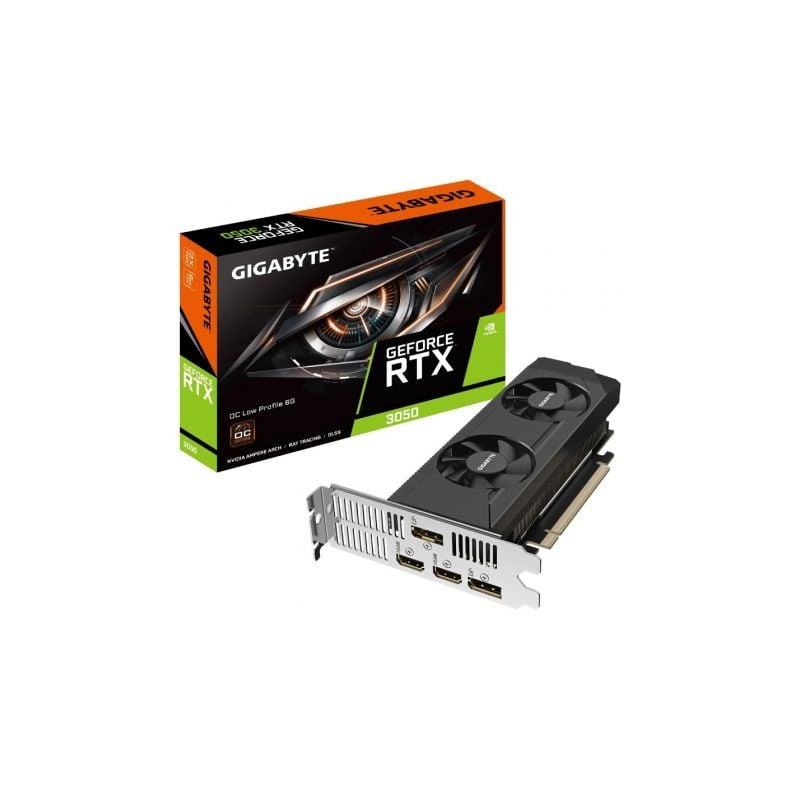 VGA GIGABYTE NVIDIA  RTX 3050 OC 6GB GDDR6 PERFIL BAJO