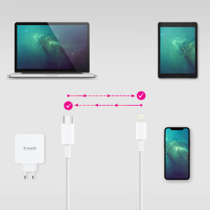 CABLE NANOCABLE USB 2.0 TIPO C/TIPO C MACHO 1M BLANCO      