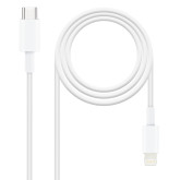 CABLE NANOCABLE USB 2.0 TIPO C/TIPO C MACHO 1M BLANCO      