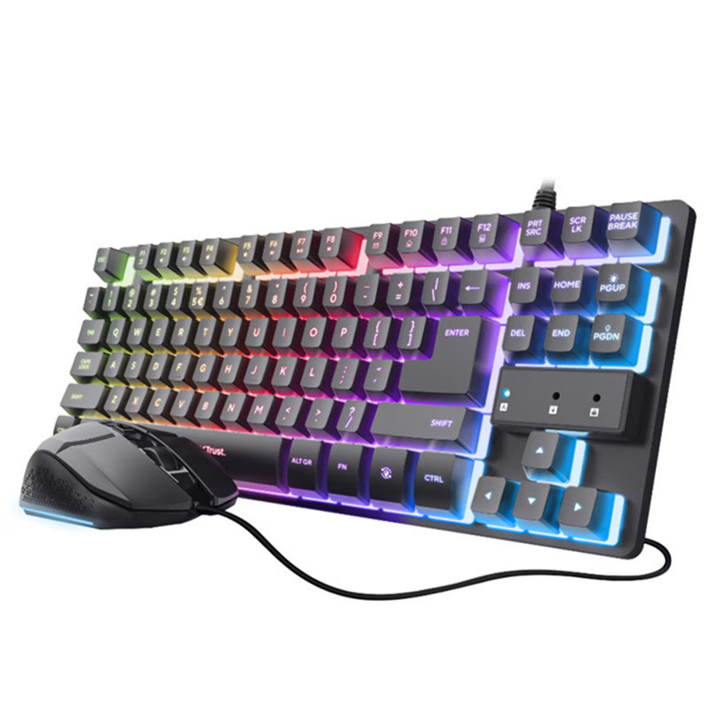 TECLADO Y RATON COMBO GAMING TRUST GXT  798