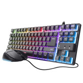 TECLADO Y RATON COMBO GAMING TRUST GXT  798
