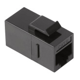 CONECTOR PHASAK RJ45 CAT.6 H/ H UTP NEGRO