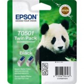 INK JET EPSON ORIGINAL C13T050142 NEGRO DOBLE