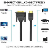 CABLE VENTION CONVERSOR ABFBG/ DVI-D MACHO - HDMI MA