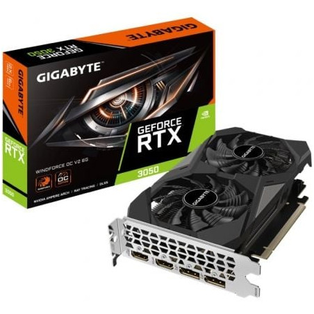 VGA GIGABYTE GEFORCE RTX 3050 WINDFORCE OC V2 6GB GDDR6