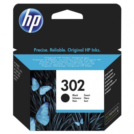 INK JET HP ORIG. F6U66AE  Nº302 NEGRO