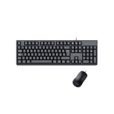 TECLADO + RATON APPROX USB 2.0/ 1000DPI NEGRO APPMX245