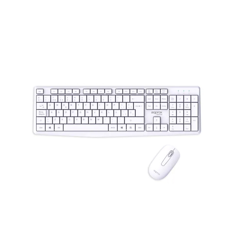 TECLADO+ RATON APPROX MULTIM./  INALAMBRICO APPMX420W BLANCO
