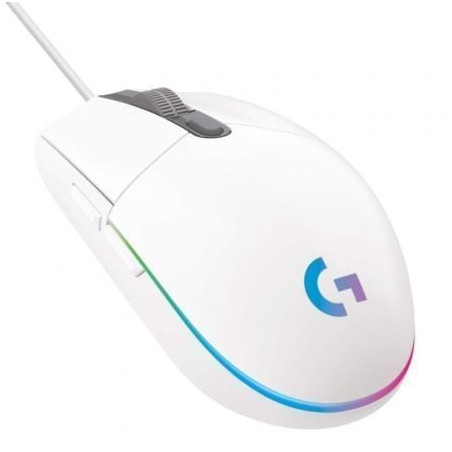 RATON LOGITECH GAMING G102 LIGHTSYNC 8000 DPI BLANCO