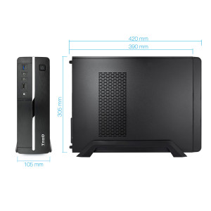 CAJA SOBREMESA SLILM TOOQ TQC-3008U3CD 500W LECTOR TARJETAS 