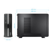 CAJA SOBREMESA SLILM TOOQ TQC-3008U3CD 500W LECTOR TARJETAS 