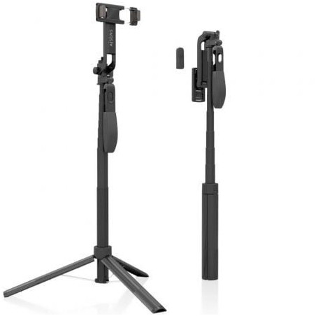 PALO PARA SELFIE + TRÍPODE AISENS SS01ST-299 NEGRO