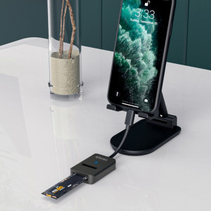 DOCK USB TIPO-C PARA SSD M2 SATA/NVME NGFF AISENS ASUC-M2D01