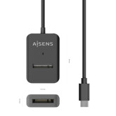DOCK USB TIPO-C PARA SSD M2 SATA/NVME NGFF AISENS ASUC-M2D01