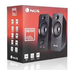 ALTAVOCES NGS SB350 12W  2.0   NEGRO