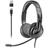 AURICULARES NGS  VOX605 USB-C CON MICRÓFONO USB TIPO-C NEG