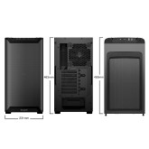 CAJA PC BEQUIET PURE BASE AIRFLOW 501 ATX CRISTALTEMPLADO NE