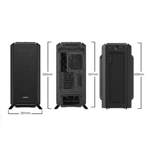 CAJA PC BEQUIET SILENT BASE 802 ATC 2 VENT 140MM S/N NEG