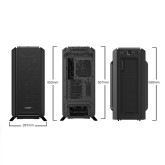 CAJA PC BEQUIET SILENT BASE 802 ATC 2 VENT 140MM S/N NEG