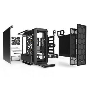 CAJA PC BEQUIET SILENT BASE 802 ATC 2 VENT 140MM S/N NEG