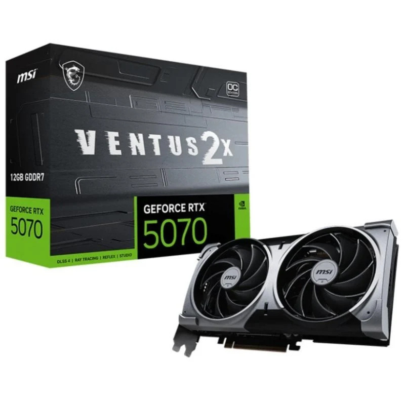 VGA MSI NVIDIA RTX 5070 12GB VENTUS 2X OC DDR7