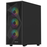 CAJA PC GAMING GENESIS DIAXID 605 ARGB ATX CRISTAL  TEMPLADO