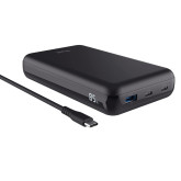 BATERIA TRUST EXTERNA LARO 100W 20000MAH -1 USB-A Y 2 USB-C 