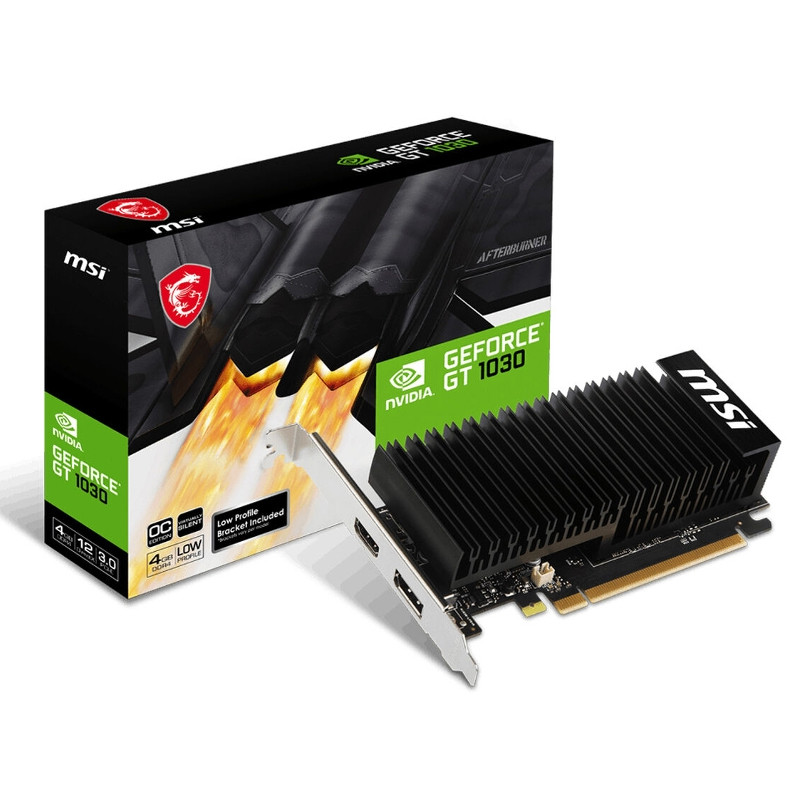 VGA GEFORCE MSI GT1030 4GHD4 LP OC 4GB GDDR4 