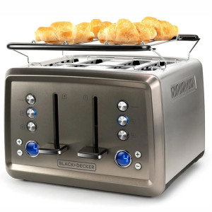 TOSTADOR BLACK_DECKER BXTO1960E 1960W/4 RAN.ANCHA/6NIV.