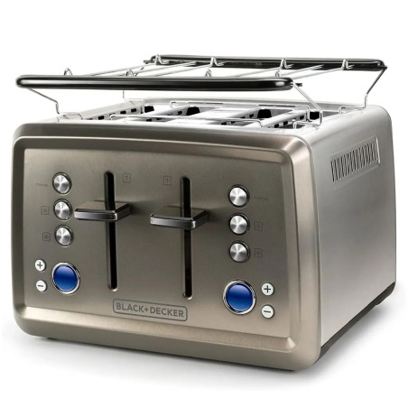 TOSTADOR BLACK_DECKER BXTO1960E 1960W/4 RAN.ANCHA/6NIV.