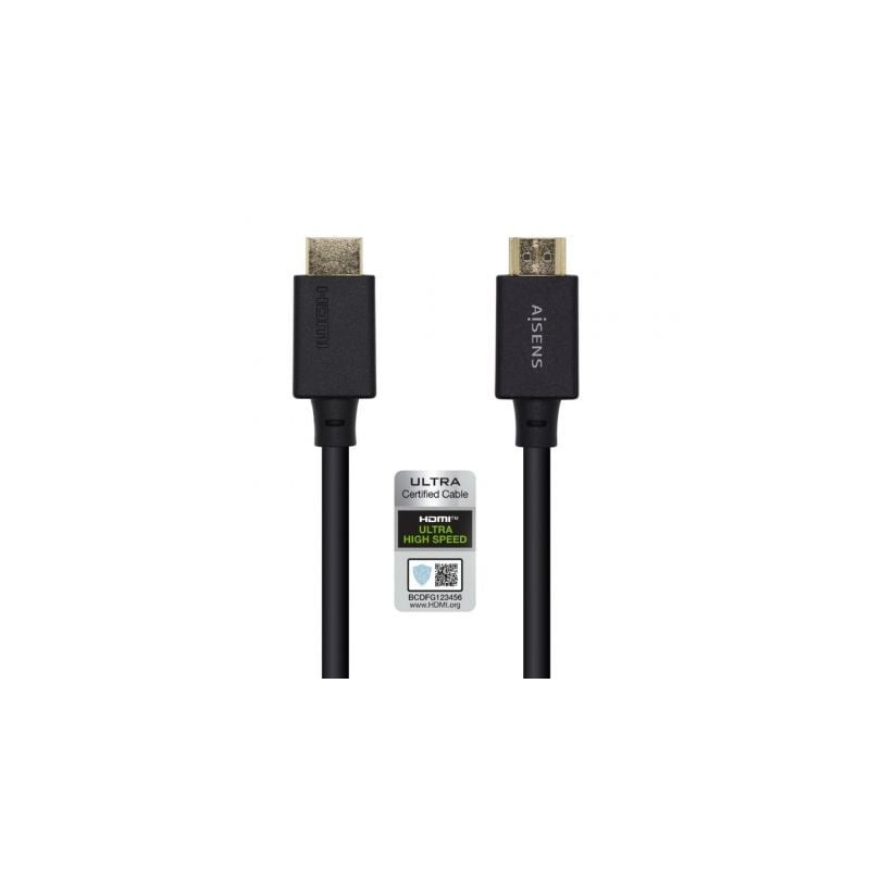 CABLE HDMI AISENS 2.1  8K HDMI MACHO HDMI MACHO 5 MT NEGRO