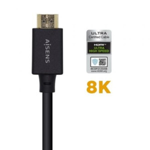 CABLE HDMI AISENS 2.1  8K HDMI MACHO HDMI MACHO 5 MT NEGRO