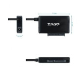 ADAPT.TOOQ DISCOS DUROS 2.5"/3.5" USB 3.0 MACHO SATA TQHDA-0