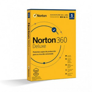 SOFTW. NORTON 360 DELUXE 50GB ES 1 USU 5 DISP.1 AÑO BOX