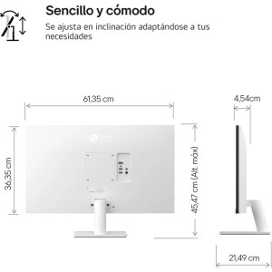 MONITOR LG 27" POLIVALENTE 27US500-W 4K MULTIMEDIA  BLANCO