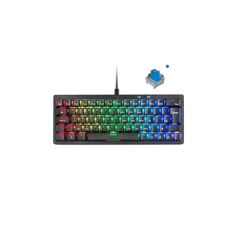 TECLADO MARS GAMING MECANICO MKMINIPROBES 