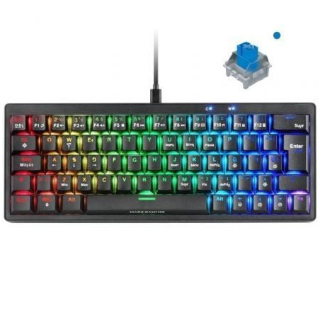 TECLADO MARS GAMING MECANICO MKMINIPROBES 