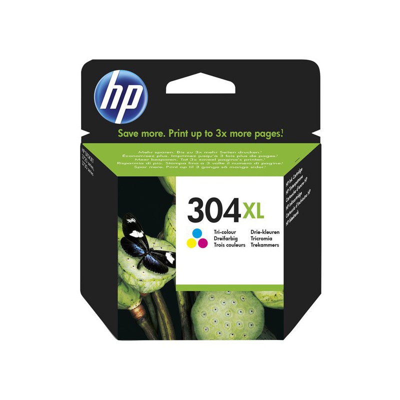INK JET HP ORIG. Nº 304XL COLOR N9K07AE