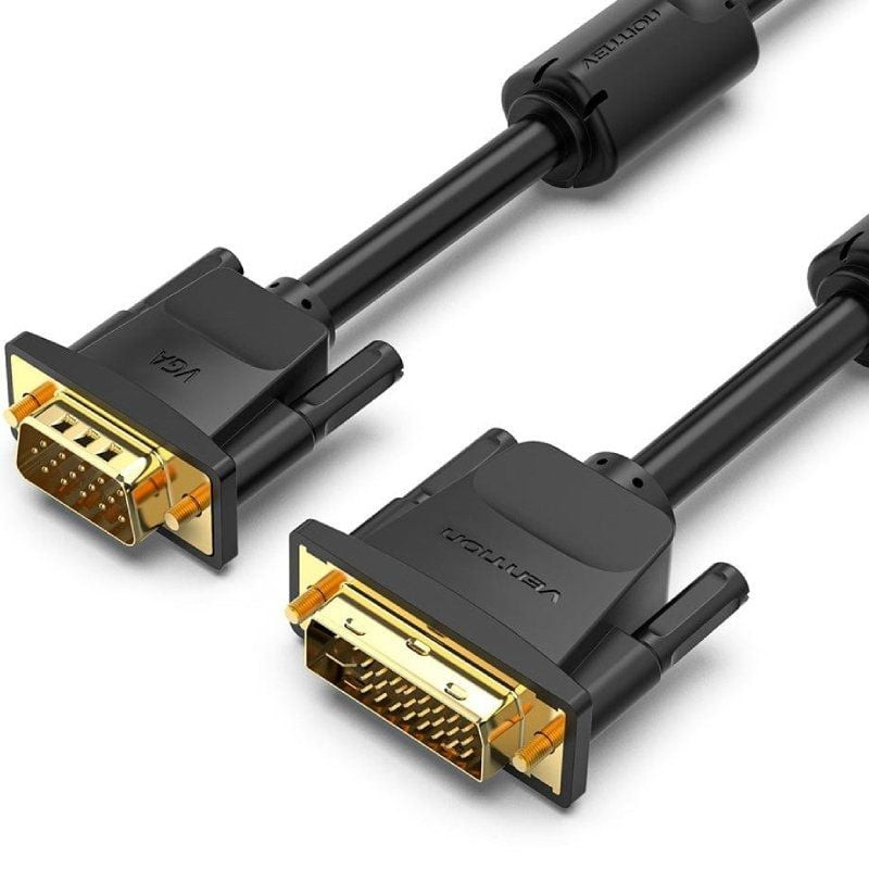 CABLE VENTION DVI-I (24+1)MACHO/VGA MACHO 1M EACBF