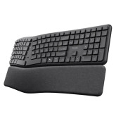 TECLADO TRUST BLUETOOTH KEYRA MULTIDISPOSITIVO ERGONÓMICO 