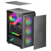CAJA ATX SEMITORRE GAMING MARS GAMING MCMAG NEGRA FRONTAL DO