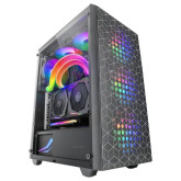 CAJA ATX SEMITORRE GAMING MARS GAMING MCMAG NEGRA FRONTAL DO
