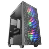CAJA ATX SEMITORRE GAMING MARS GAMING MCMAG NEGRA FRONTAL DO