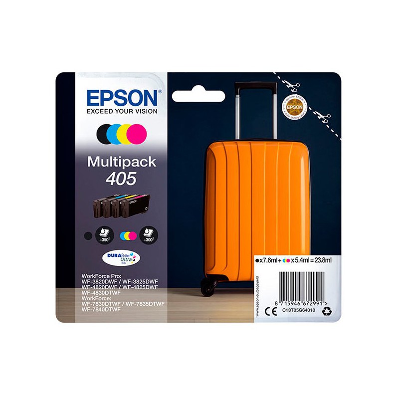 INK JET EPSON ORIG. C13T05G Nº405  MULTIPACK 4 COLORES
