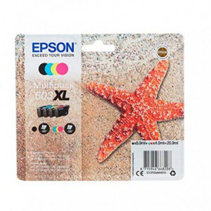 MULTIPACK  EPSON ORIGINAL C13T03A64010 603XL  