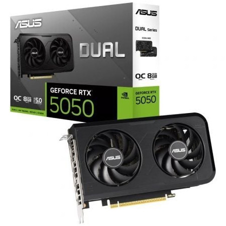 VGA ASUS DUAL GEFORCE RTX 5050 OC 8GB GDDR6