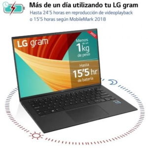 Portátil LG Gram 14Z90R-Q.AP75B Intel Core i7-1370P/ 32GB/ 512GB SSD/ 14"/ Win11 Pro